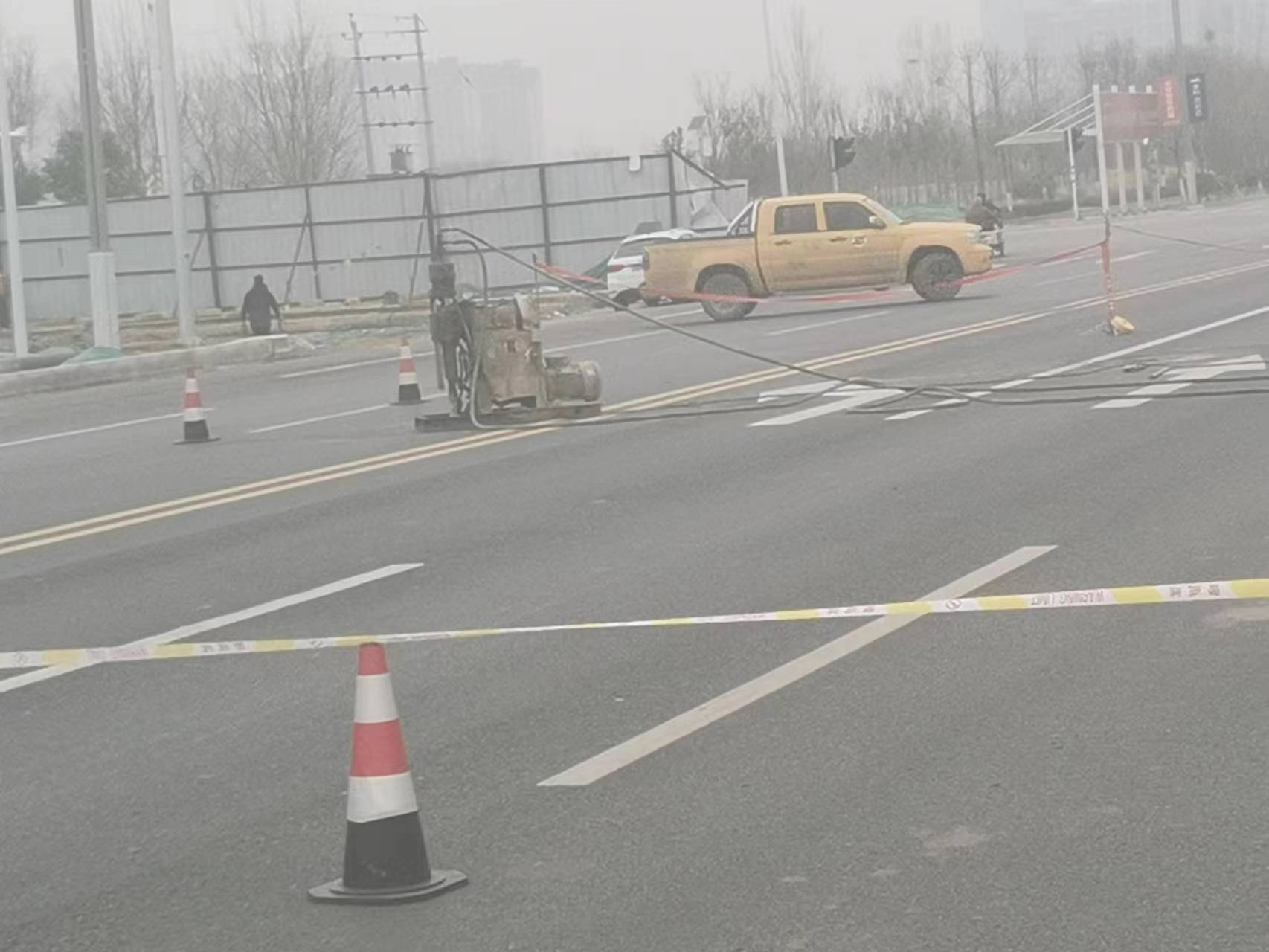 南宝镇马路注浆
